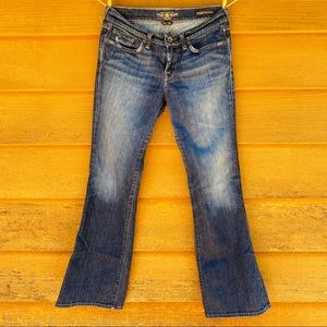 Lucky Brand Sweet N’ Low Blue Flare Jeans